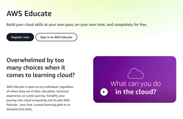 Amazon (AWS) - Educate