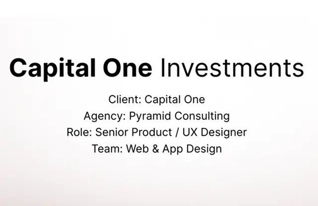 Capital One Investments